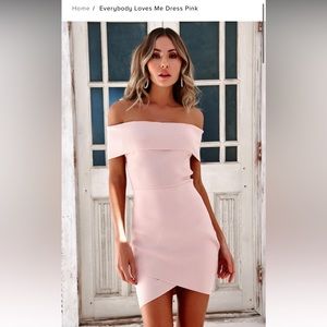 Hello Molly Everybody Loved Me Dress Pink
